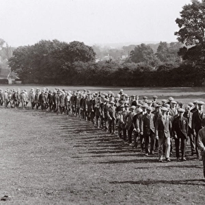 Young men in UOTC, Epsom, Surrey, WW1