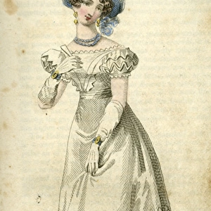 Young woman in Opera Dress