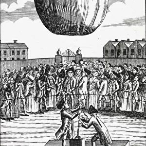 Zambeccaris first public balloon experiment