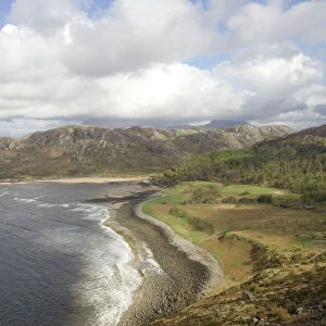 Scottish coastline Guinard Bay, Northwest Scotland