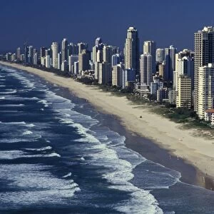 Surfers Paradise - aerial. Queensland, Australia MJE02030