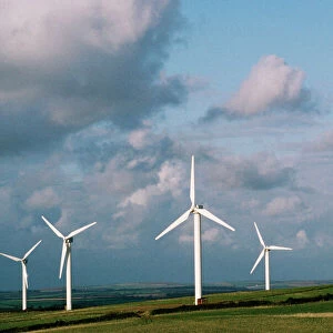 Windturbines Windmill, Cornwall, UK