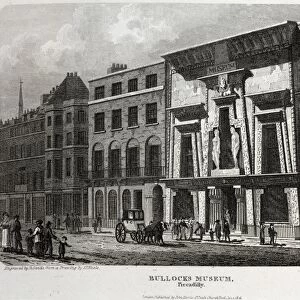 1816 Bullocks Museum curios and fossil