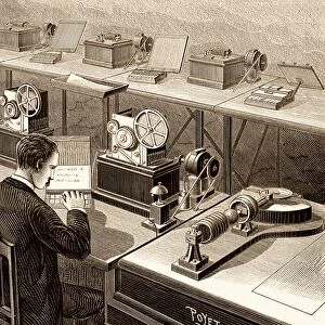 Baudot telegraph system
