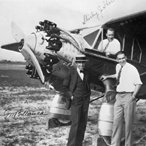 Bellanca pilots and aeroplane, 1920s C018 / 0618