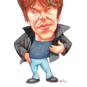 Brian Cox, caricature