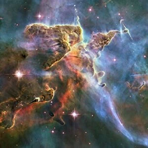 Carina Nebula features, HST image C013 / 5604
