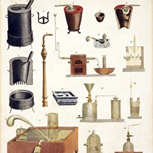 Chemistry equipment, early 19th century C013 / 5269