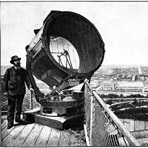 Chicago World Fair searchlight, 1893