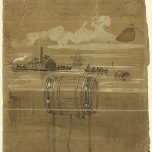 US Civil War mines, Potomac River, 1861