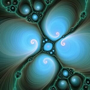 Computer-generated Julia fractal