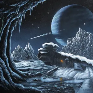 Crashed Alien Spacecraft Print Crashed Alien Spacecraft Print