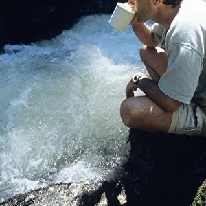 Drinking from a stream