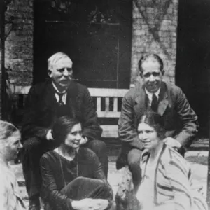 E. Rutherford together with Niels Bohr