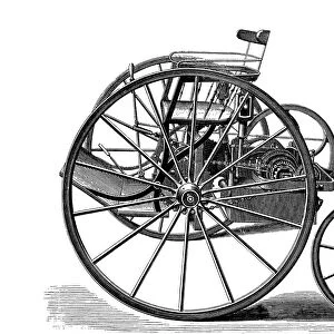Early electric tricycle, 1881 C017 / 6924