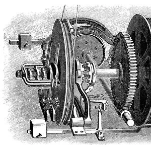 Elevator motor, 19th century