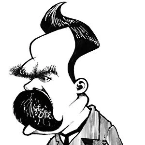 Friedrich Nietzsche, caricature