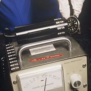 Geiger counter, for detecting radioactivity