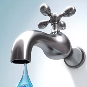 Global water shortage, conceptual artwork F006 / 8791