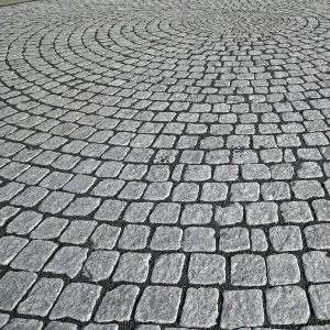 Granite paving