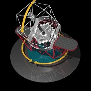 GranTeCan telescope, artwork C017 / 7203
