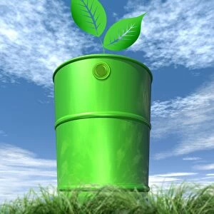 Green fuel, conceptual image