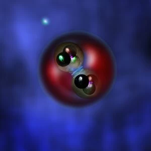Hydrogen atom, conceptual model C013 / 5605
