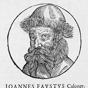Johann Faust, German printer