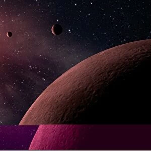 Kepler-42 planetary system, artwork C013 / 9948
