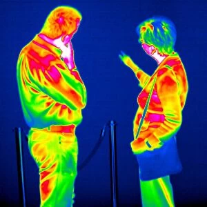 Looking at an exhibition, thermogram