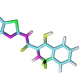 Meloxicam drug molecule