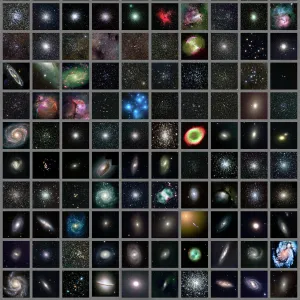 Messier objects, full set