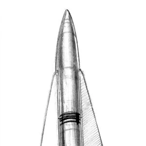 Missile sketch by Sergey Korolyov