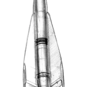 Missile sketch print Missile sketch print