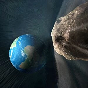 Near-Earth asteroid, artwork