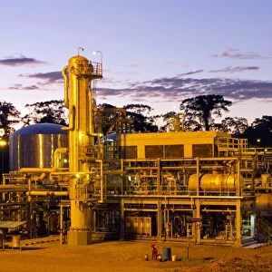 Petroleum plant, Amazonian Ecuador C016 / 7736