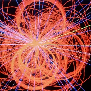 Simulation of Higgs boson production Print Simulation of Higgs boson production Print