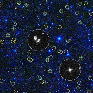 Quasar candidates, WISE image