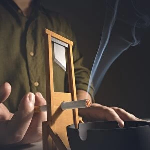 Quitting smoking, conceptual image F007 / 8433