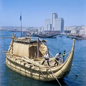 Ra-2 papyrus boat, Morocco