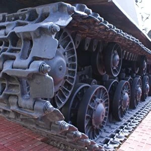 Russian tank at Baikonur space museum