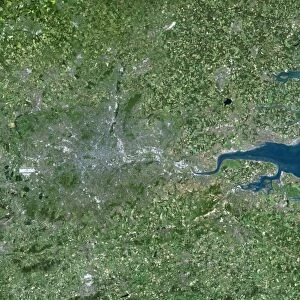 South East England, satellite image