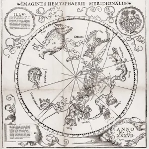 Southern hemisphere star chart, 1537