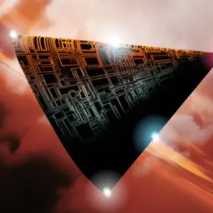 Black Triangle UFO Print Black Triangle UFO Print