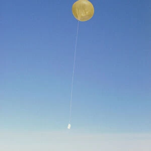 Weather balloon in Antarctica
