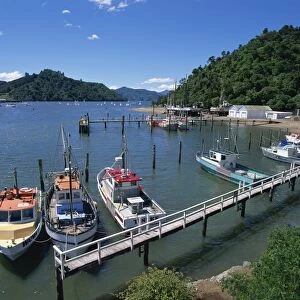 A. S. Echo and pleasure craft in Picton Harbour at