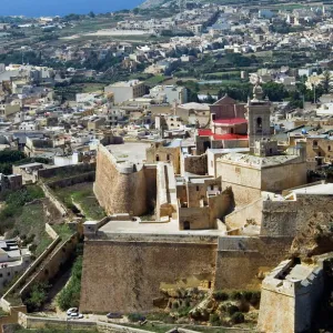 Aerial Photography Pillow Collection: Malta