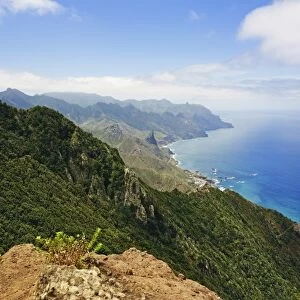 Anaga Mountains and Costa Adeje, Tenerife, Canary Islands, Spain, Atlantic, Europe