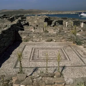 Delos Island Print, Cyclades Greece Delos Island Print, Cyclades Greece