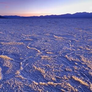 Badwater salt flats in Death Valley National Park, California, United States of America, North America